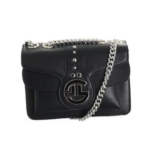 BORSA TRACOLLA CATENA NERO